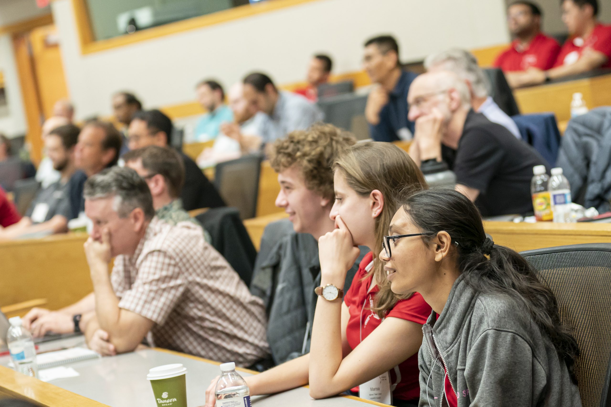Students and members at the WEMPEC annual review.