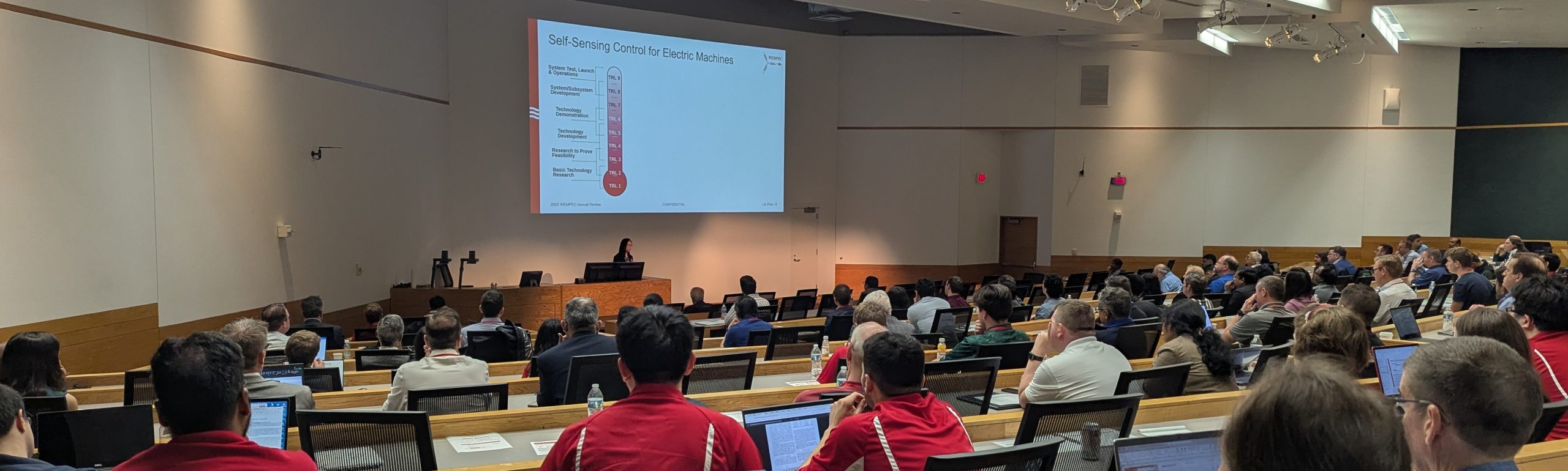 Annual Review plenum during a faculty member's talk