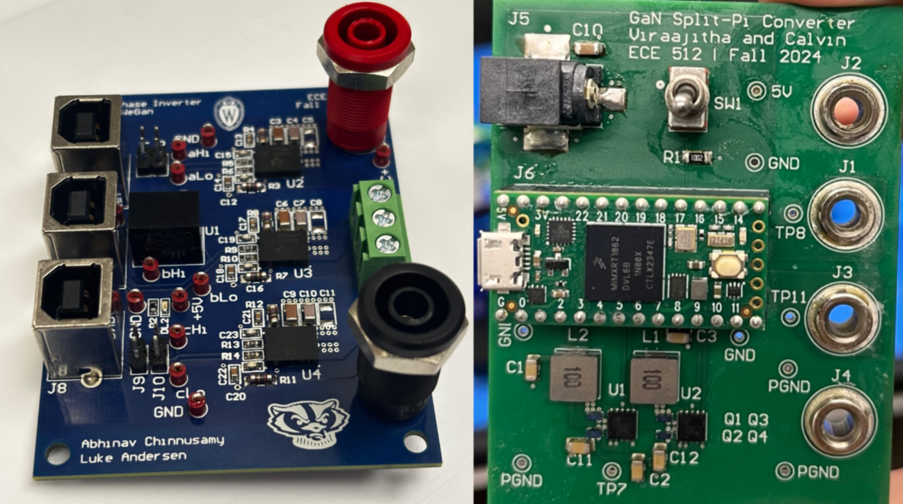 ECE 512 final projects from 2025 - GaN converter boards