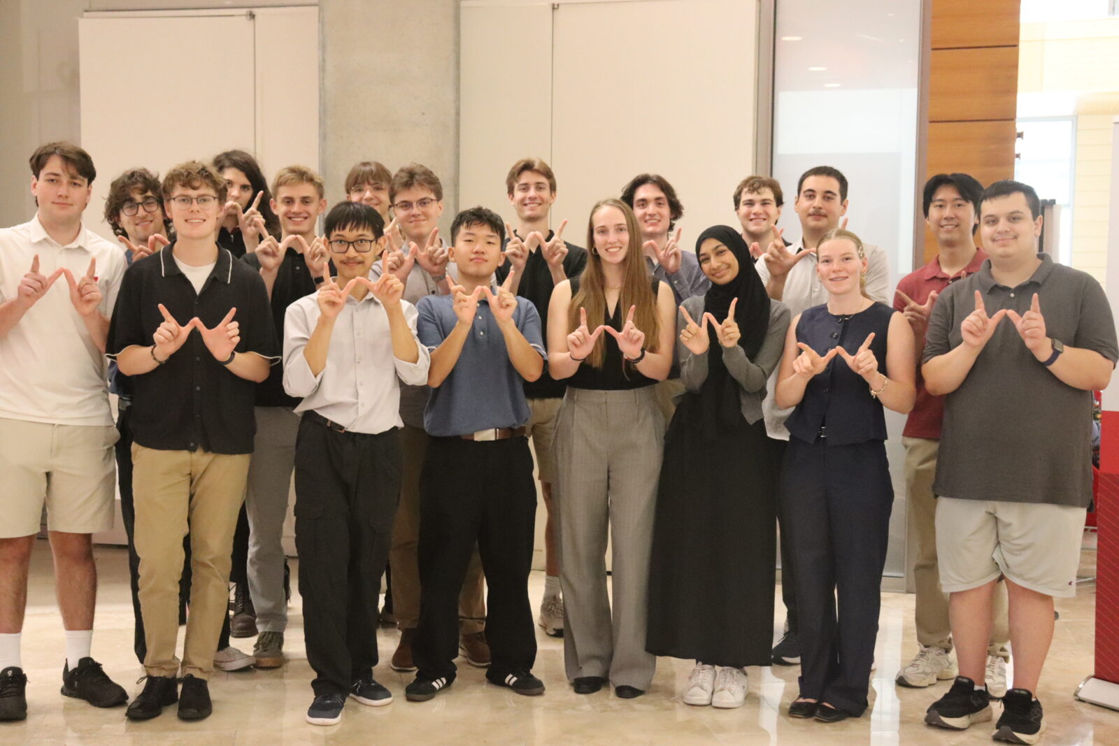 Group photo of the Grainger Undergraduate Awardees