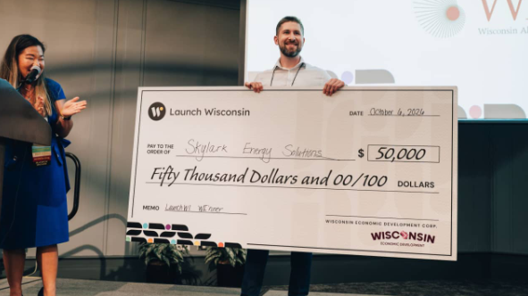 Skylark Energy Solutions Wins Launch Wisconsin 2026 by Pitching the Grid We Already Have